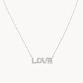 Load image into Gallery viewer, 0.24 TCW Round Lab Grown Diamond Love Necklace
