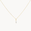 Load image into Gallery viewer, 0.036 TCW Round Lab Grown Diamond Lightning Bolt Necklace
