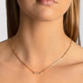 Load image into Gallery viewer, Elegant 0.07 TCW Round Lab Grown Diamond Paperclip Chain Necklace
