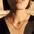 Load image into Gallery viewer, Elegant 0.07 TCW Round Lab Grown Diamond Paperclip Chain Necklace
