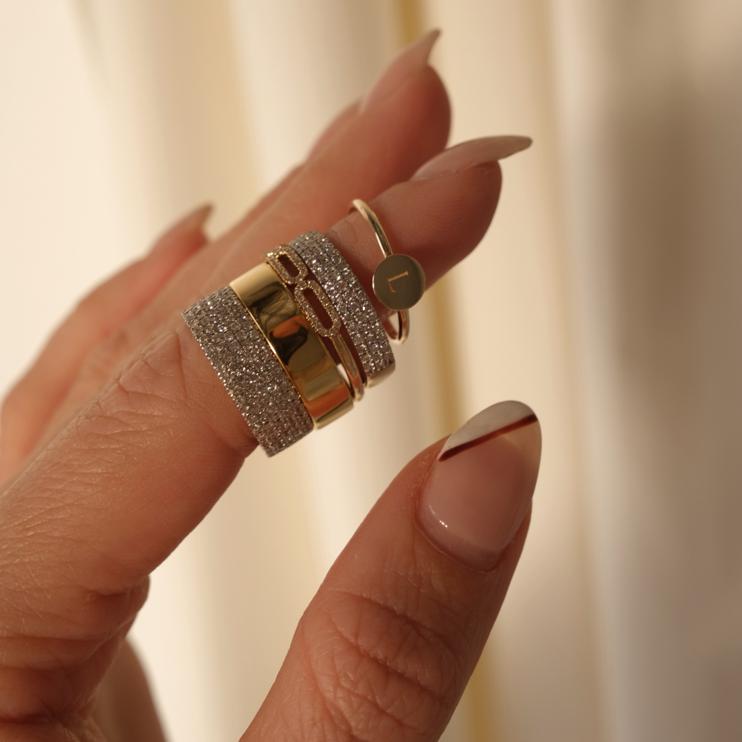 Radiant 0.79 TCW Round Lab Grown Diamond Layered Wedding Band 2