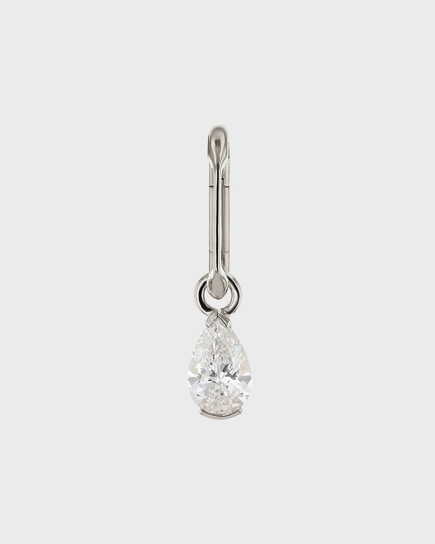 Elegant 1.35 CT Pear-Shaped Lab Grown Diamond Pendant 1