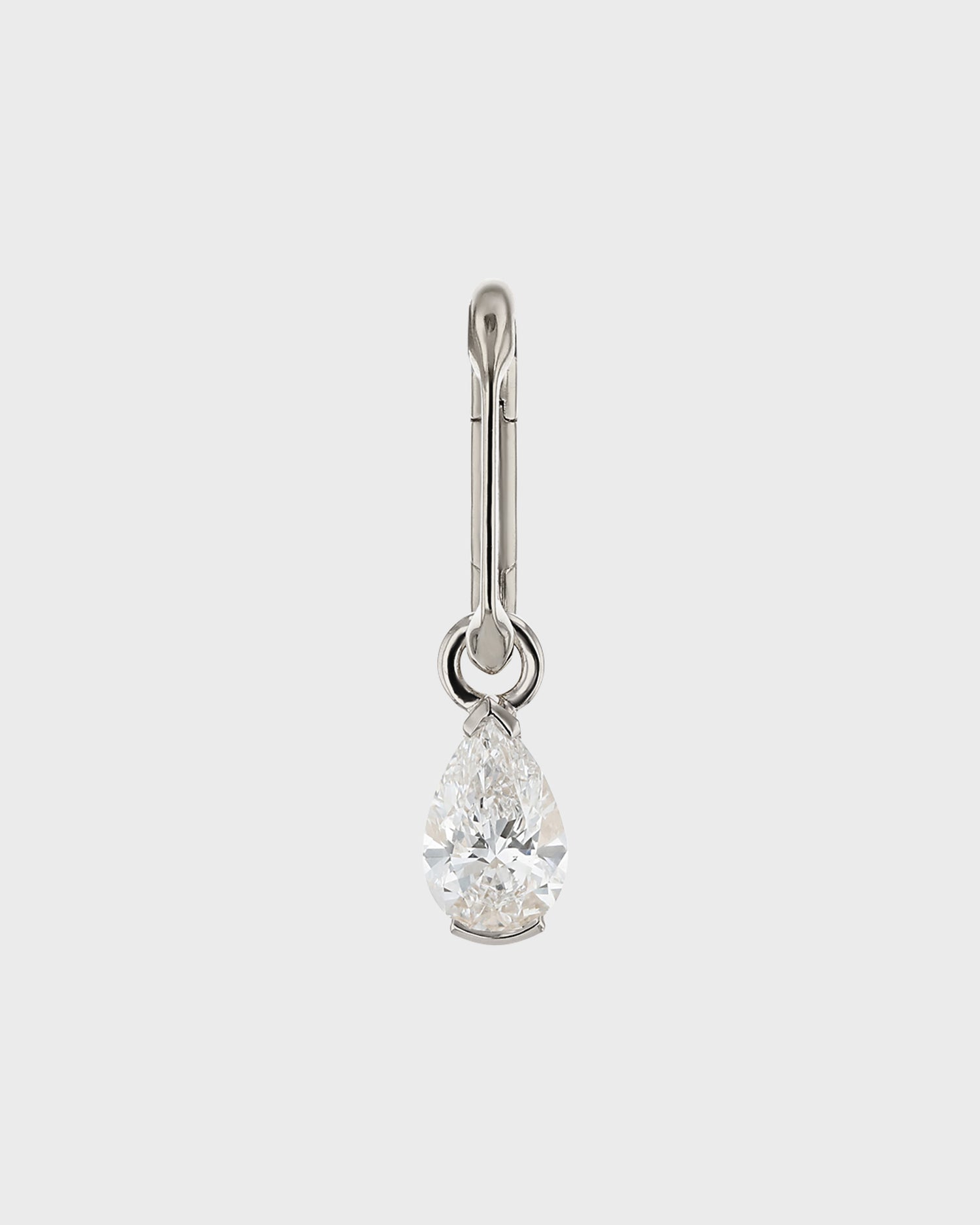 Elegant 1.35 CT Pear-Shaped Lab Grown Diamond Pendant 1