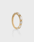 Load image into Gallery viewer, Elegant 0.70 TCW Emerald Cut Lab Grown Diamond Wedding Band 6
