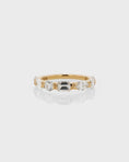 Load image into Gallery viewer, Elegant 0.70 TCW Emerald Cut Lab Grown Diamond Wedding Band 1
