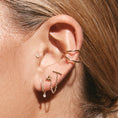 Load image into Gallery viewer, Elegant Gold Double Band Ear Cuff Earrings
