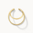 Load image into Gallery viewer, Elegant Gold Double Band Ear Cuff Earrings
