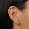 Load image into Gallery viewer, Elegant Gold Double Band Ear Cuff Earrings
