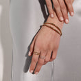 Load image into Gallery viewer, Elegant Gold Double Split Bangle Bracelet
