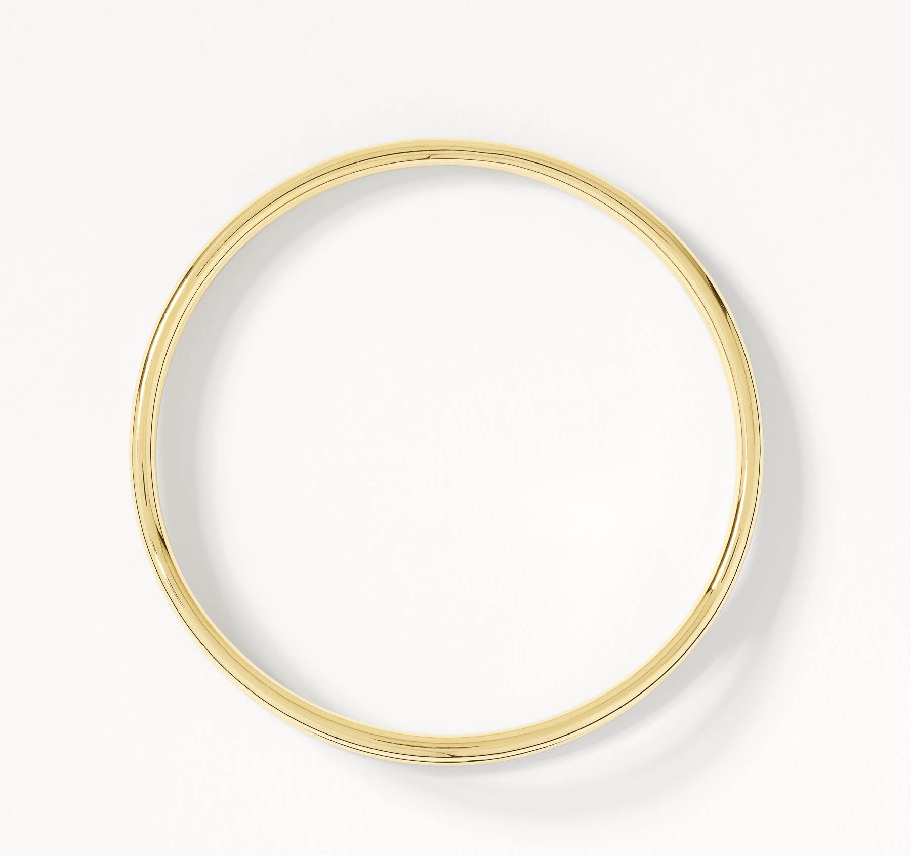 Elegant Gold Double Split Bangle Bracelet