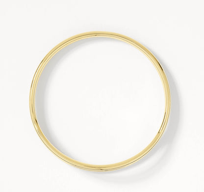 Elegant Gold Double Split Bangle Bracelet 5