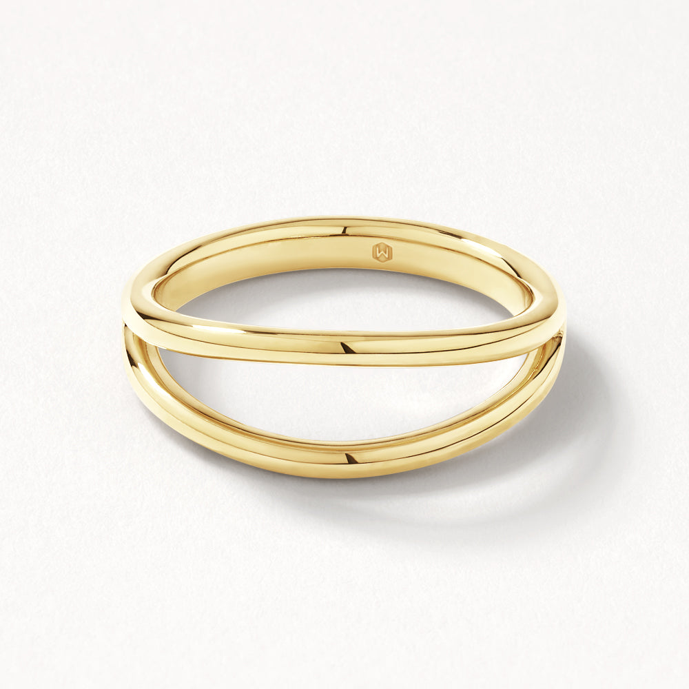 Classic Split Shank Wedding Band 1