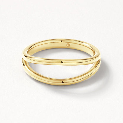 Classic Split Shank Wedding Band 1