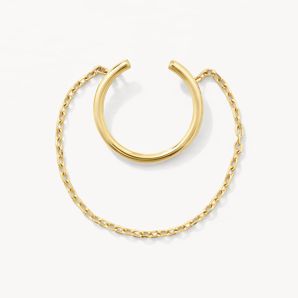 Elegant Gold Chain Ear Cuff 7
