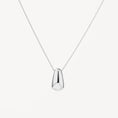 Load image into Gallery viewer, Elegant Silver Teardrop Pendant Necklace
