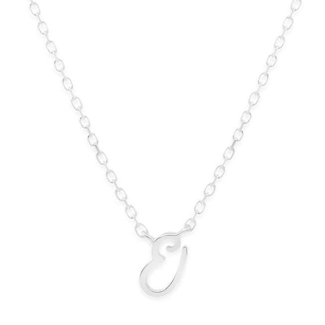 Simple Love Letter Initial Necklace 8