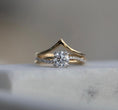 Load image into Gallery viewer, 0.89 CT Round Lab-Grown Diamond Twisted Pave Engagement Ring
