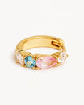 Load image into Gallery viewer, 0.50 TCW Ruby,Topaz Mix Lab Made Diamond Hoops
