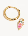 Load image into Gallery viewer, 0.50 TCW Pear & Round Pink Ruby Lab Made Diamond Hoops
