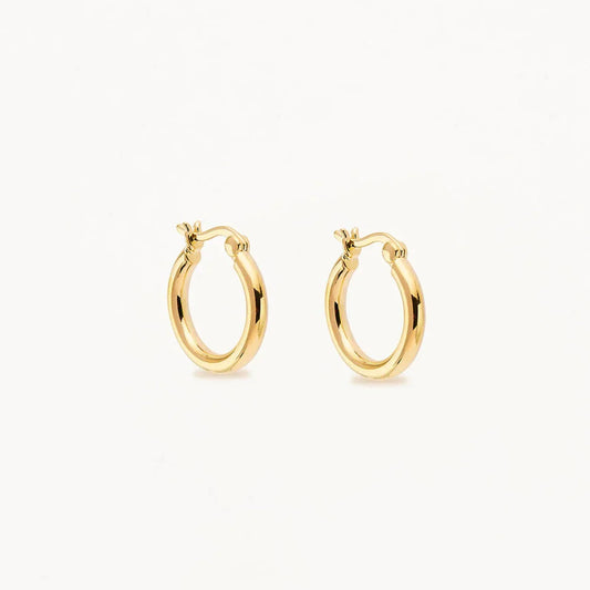 Long Thin Hoop Earrings