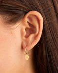 Load image into Gallery viewer, Radiant 0.20 TCW Lab-Grown Diamond Oval Medallion Earrings
