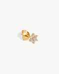 Load image into Gallery viewer, 0.20 TCW Round Lab Grown Diamond Floral Stud Earrings
