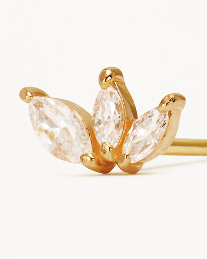 0.10 TCW Marqusie Lab Grown Diamond Single Sided Earring 3