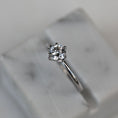 Load image into Gallery viewer, Radiant 0.75 CT Round Lab-Grown Diamond Solitaire Engagement Ring
