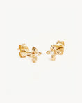 Load image into Gallery viewer, Elegant 0.02 TCW Round Lab Grown Diamond Floral Stud Earrings
