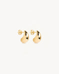 Load image into Gallery viewer, Folded Gold Small Earrings
