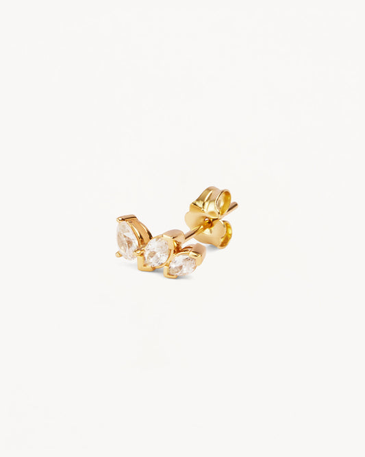 0.30 TCW Marquise & Pear Lab-Grown Diamond Studs Earrings