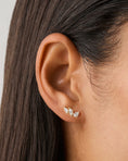 Load image into Gallery viewer, 0.30 TCW Marquise & Pear Lab-Grown Diamond Studs Earrings
