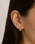 Load image into Gallery viewer, Golden Textured Hoop Earrings
