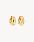 Load image into Gallery viewer, Radiant 0.05 TCW Lab Grown Diamond Gold Hoop Earrings
