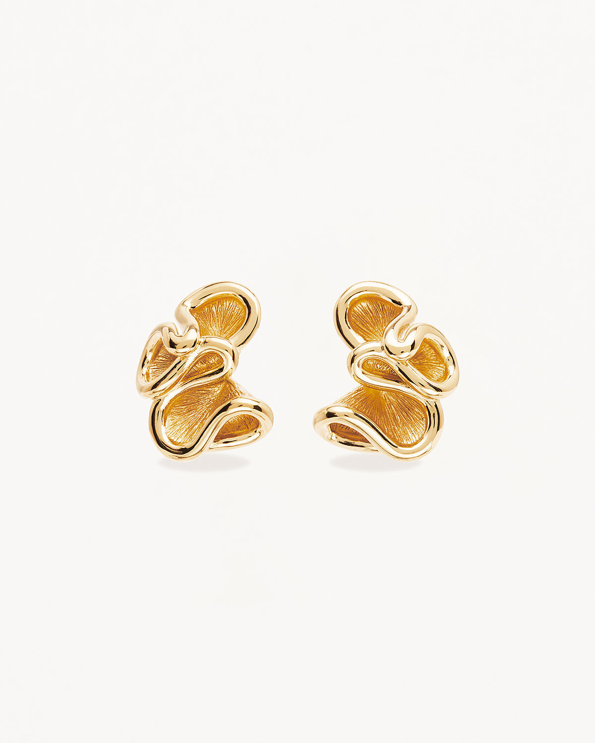 Golden Blossom Delight Earrings 1