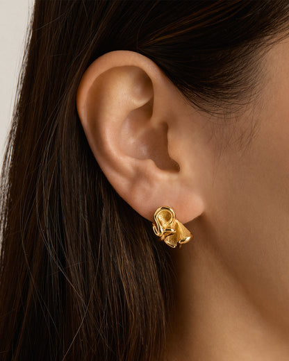 Golden Blossom Delight Earrings 2