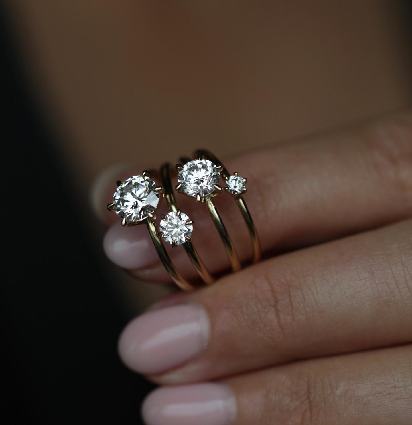 1.5 CT Round Lab-Grown Diamond Solitaire Engagement Ring in Elegant Gold Setting 8
