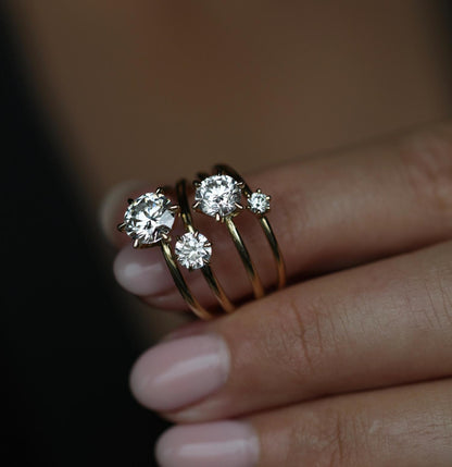 1.5 CT Round Lab-Grown Diamond Solitaire Engagement Ring in Elegant Gold Setting 8