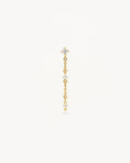 Load image into Gallery viewer, 0.16 TCW Round & Marquise Chain Lab-Grown Diamond Dangle Earring
