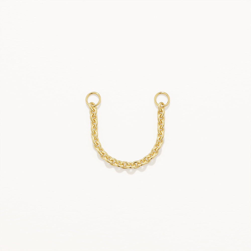 Elegant Gold Earring Connector Chain