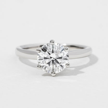 Solitaire-Oval Lab Grown Diamond Engagement Ring