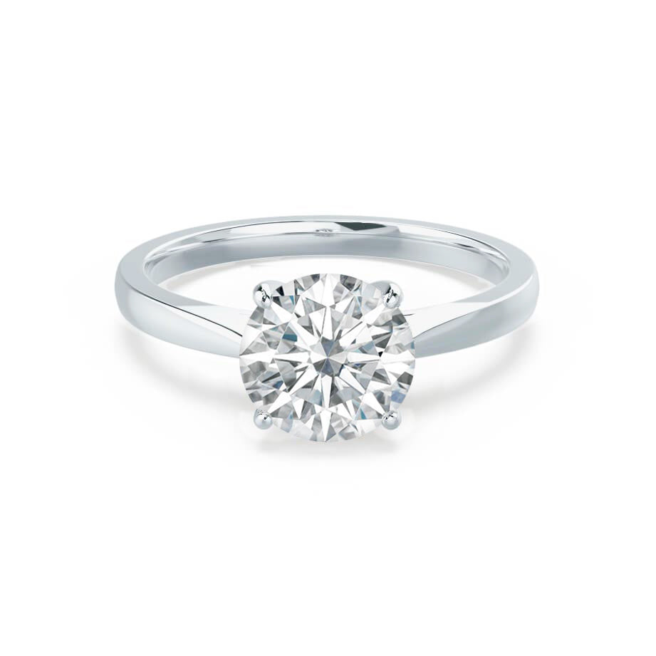 1.20 CT Round Lab-Grown Diamond Solitaire Engagement Ring