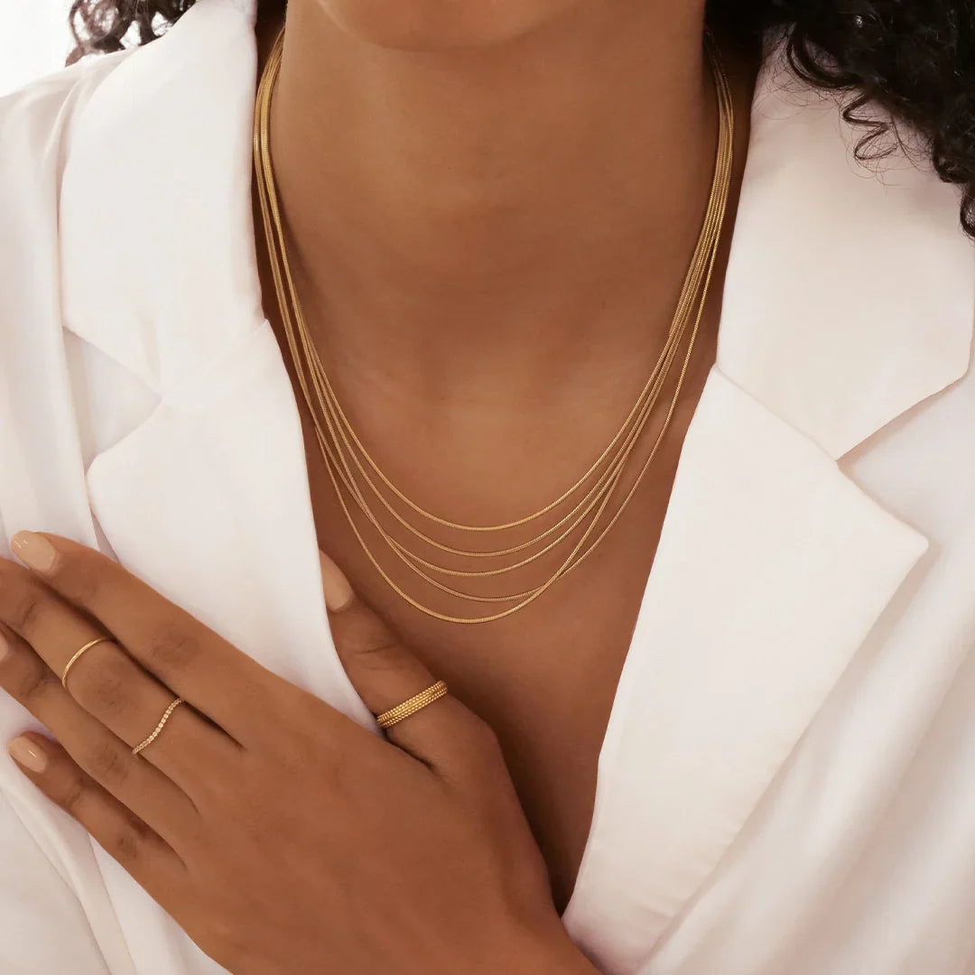 Layered Chocker Necklaces 3