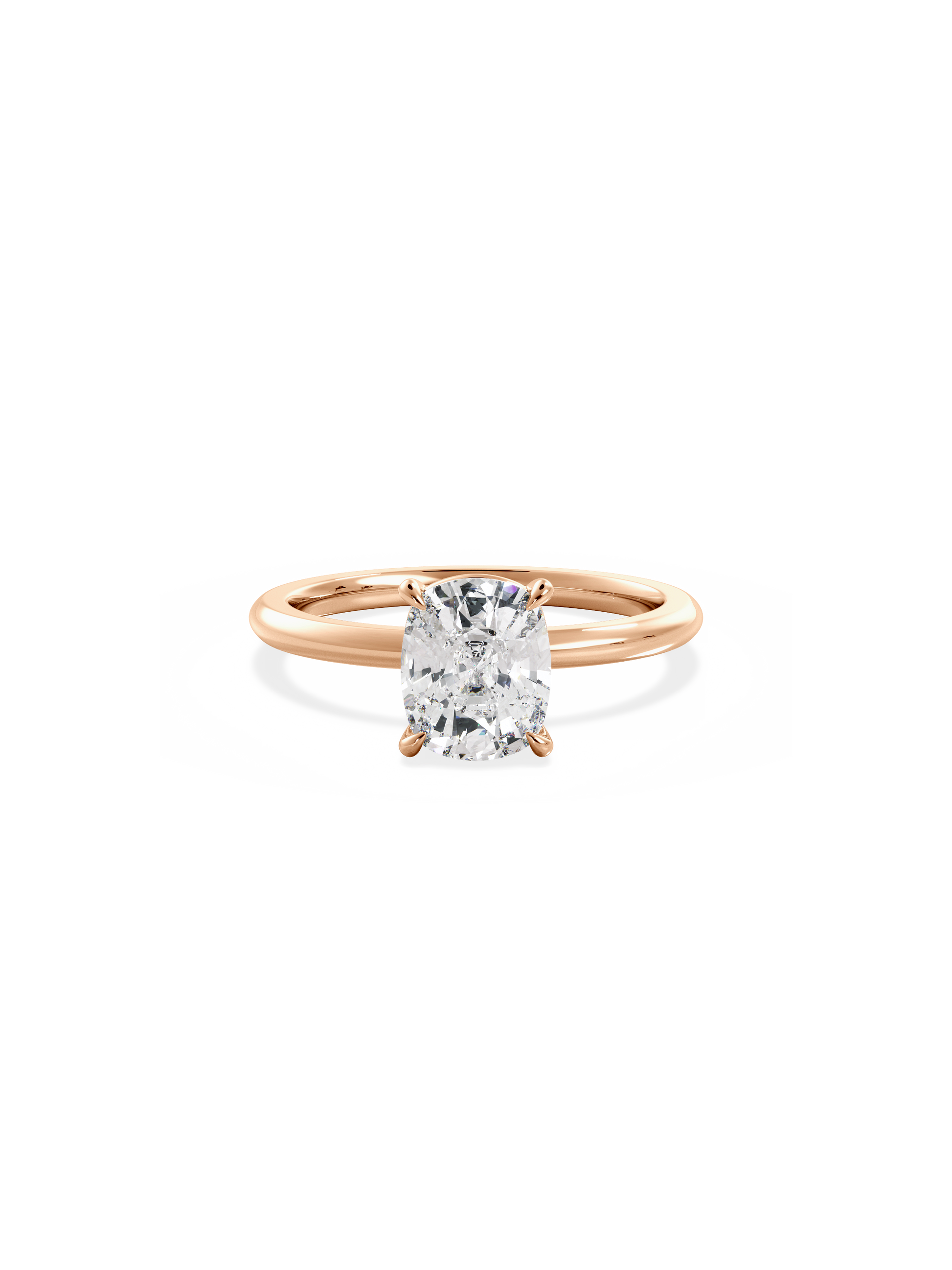 Solitaire-Oval Lab Grown Diamond Engagement Ring