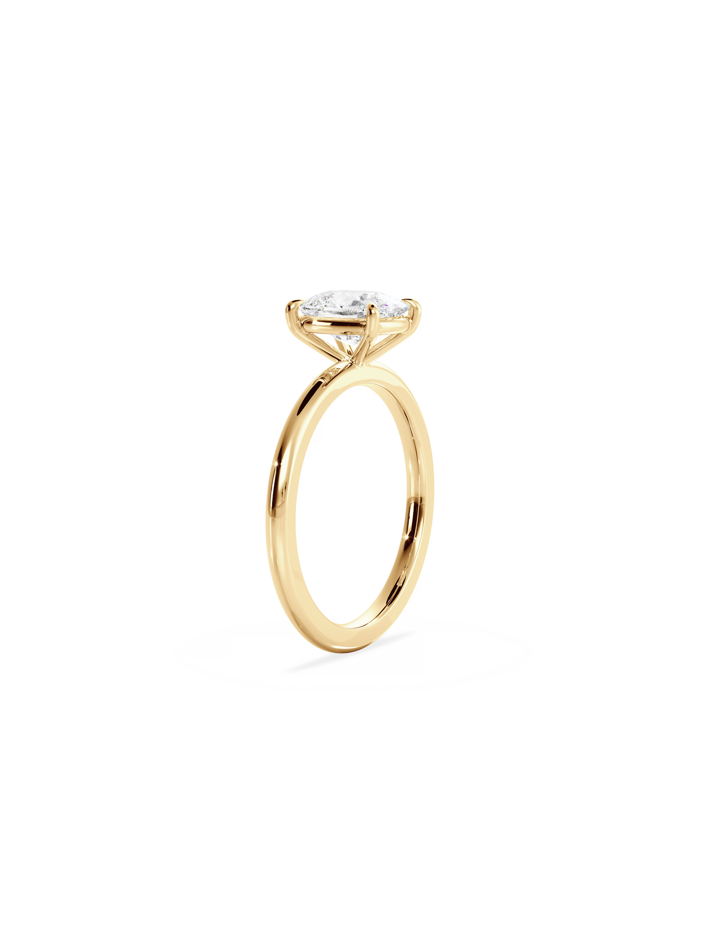 Solitaire-Oval Lab Grown Diamond Engagement Ring