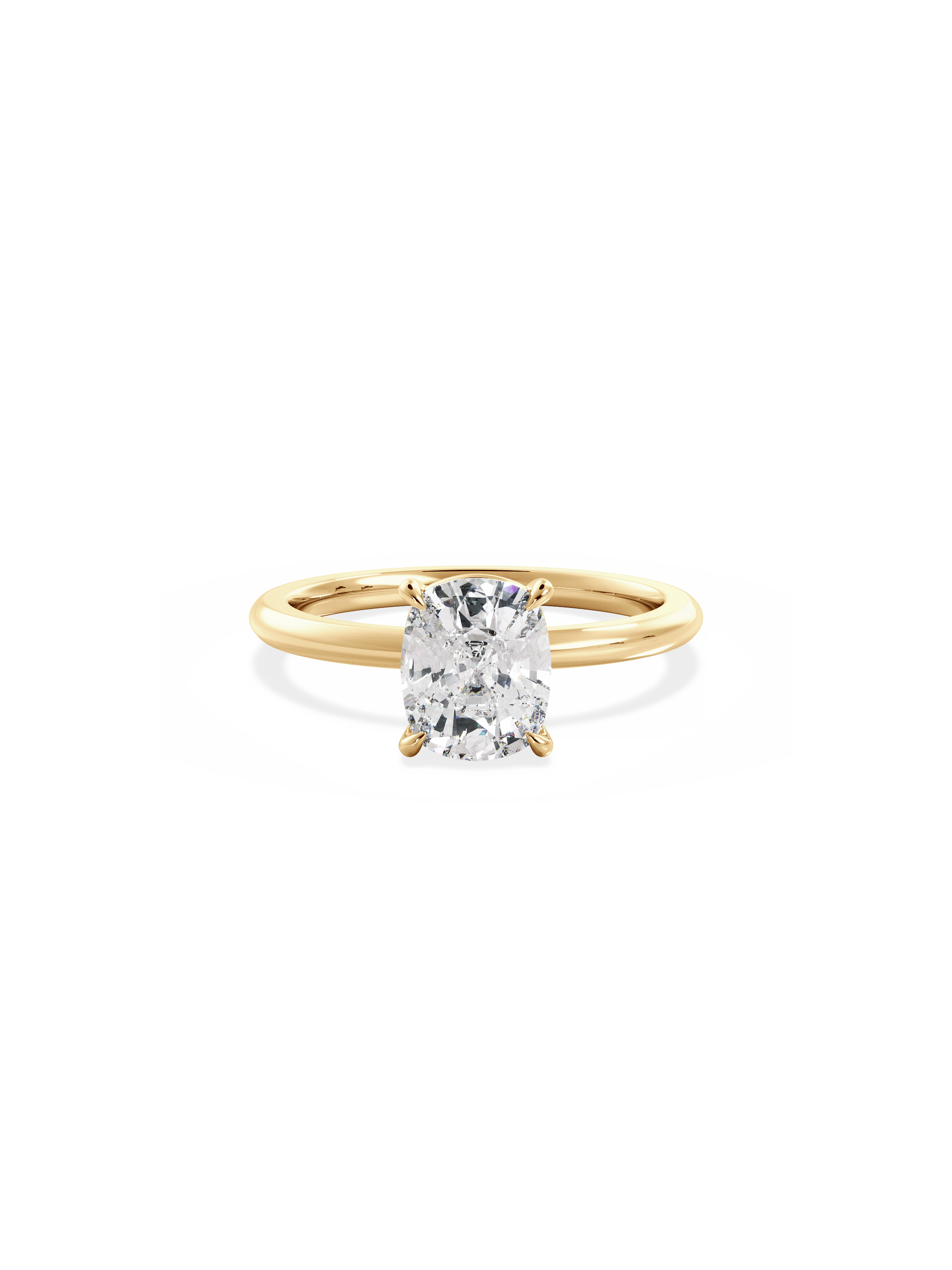 Solitaire-Oval Lab Grown Diamond Engagement Ring