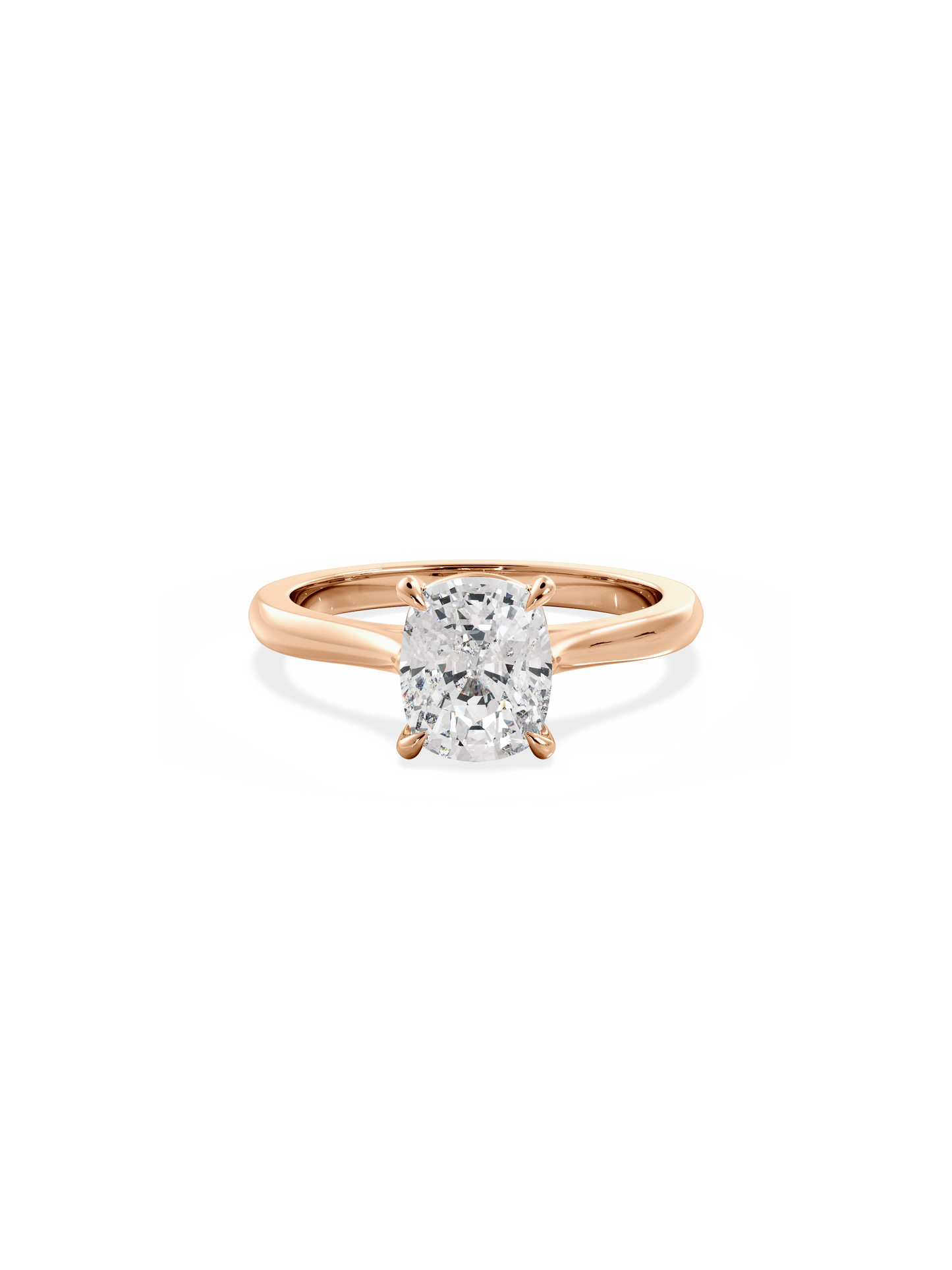 Solitaire-Oval Lab Grown Diamond Engagement Ring
