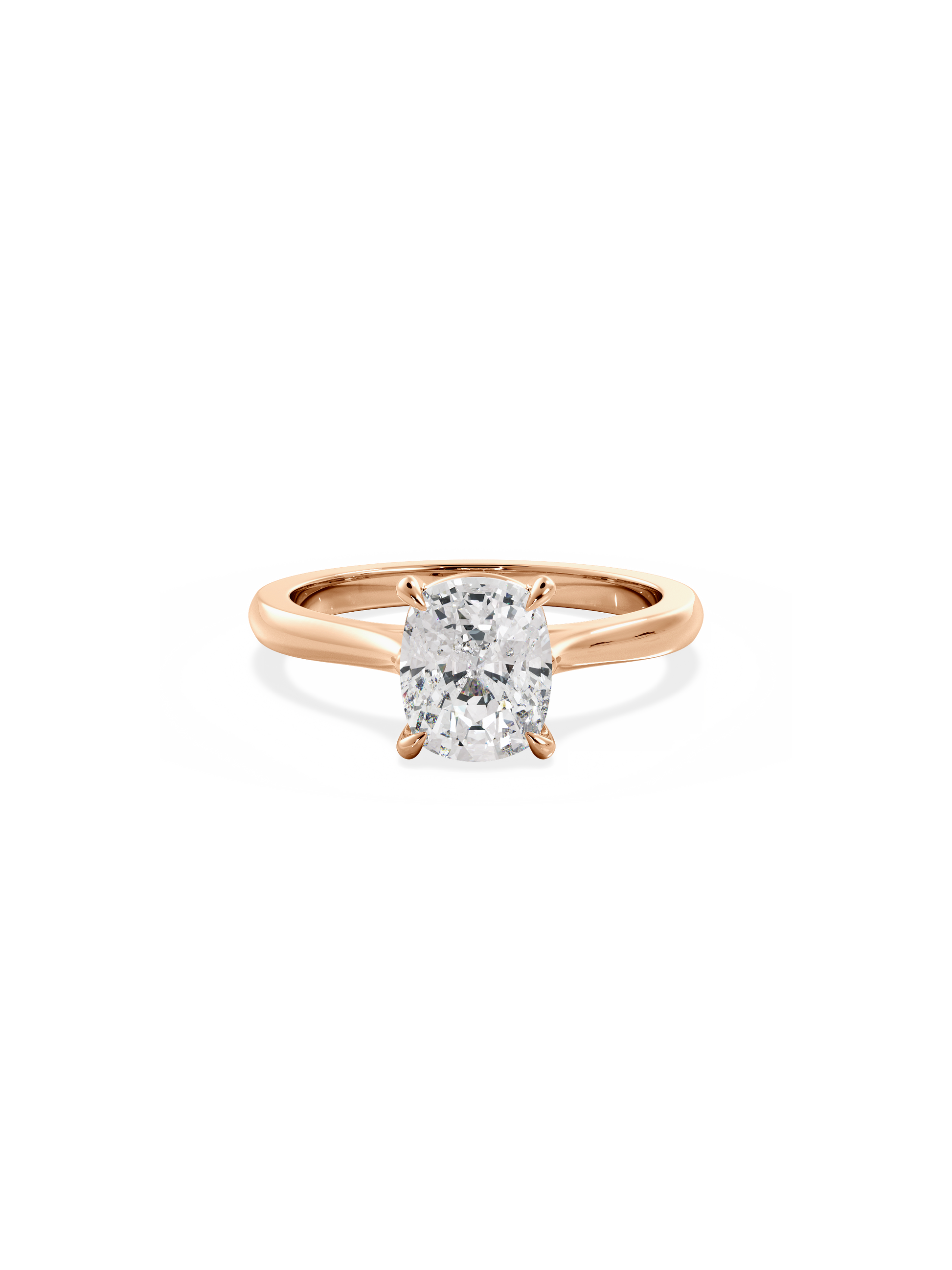 Solitaire-Oval Lab Grown Diamond Engagement Ring