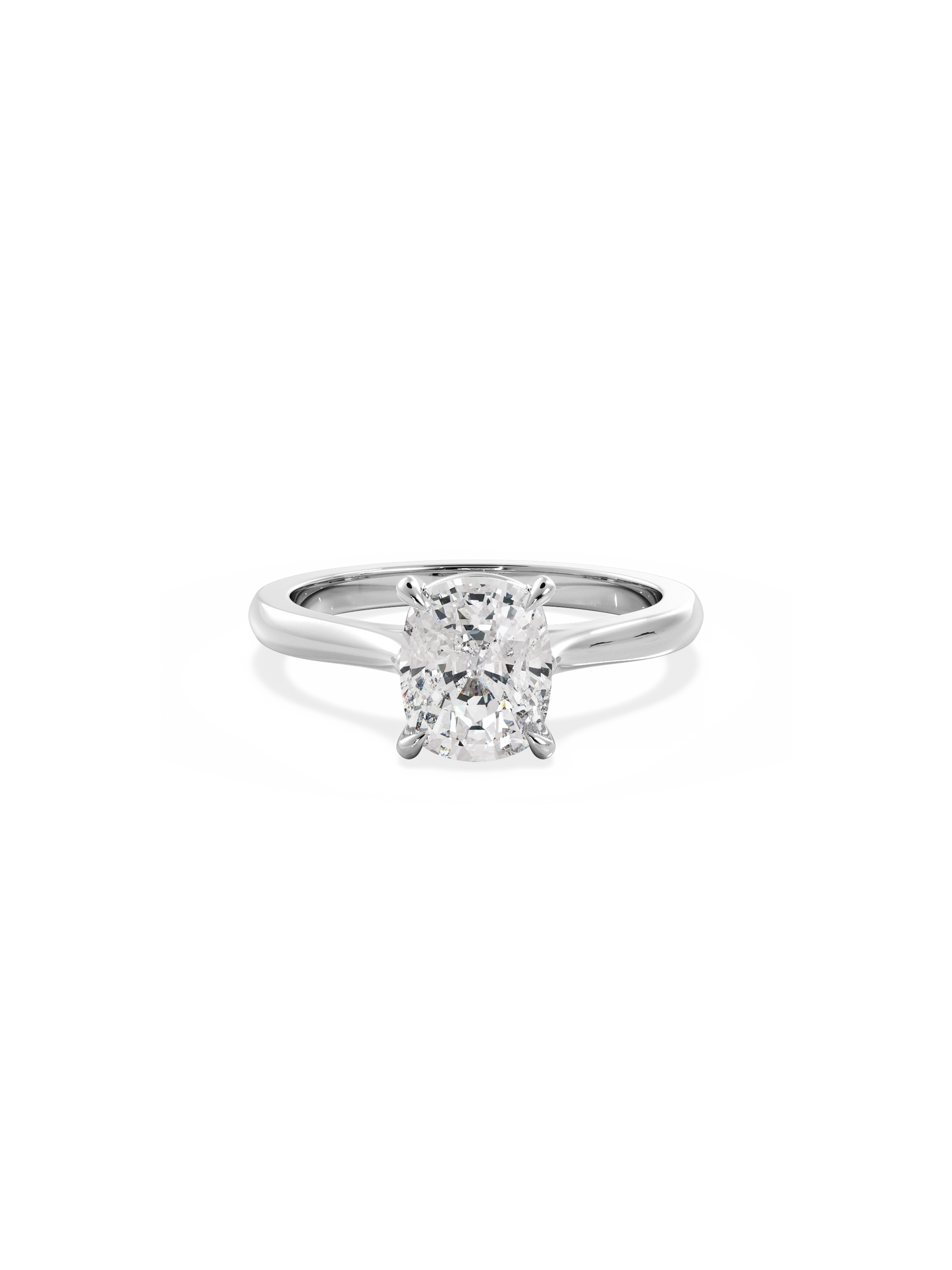 Solitaire-Oval Lab Grown Diamond Engagement Ring