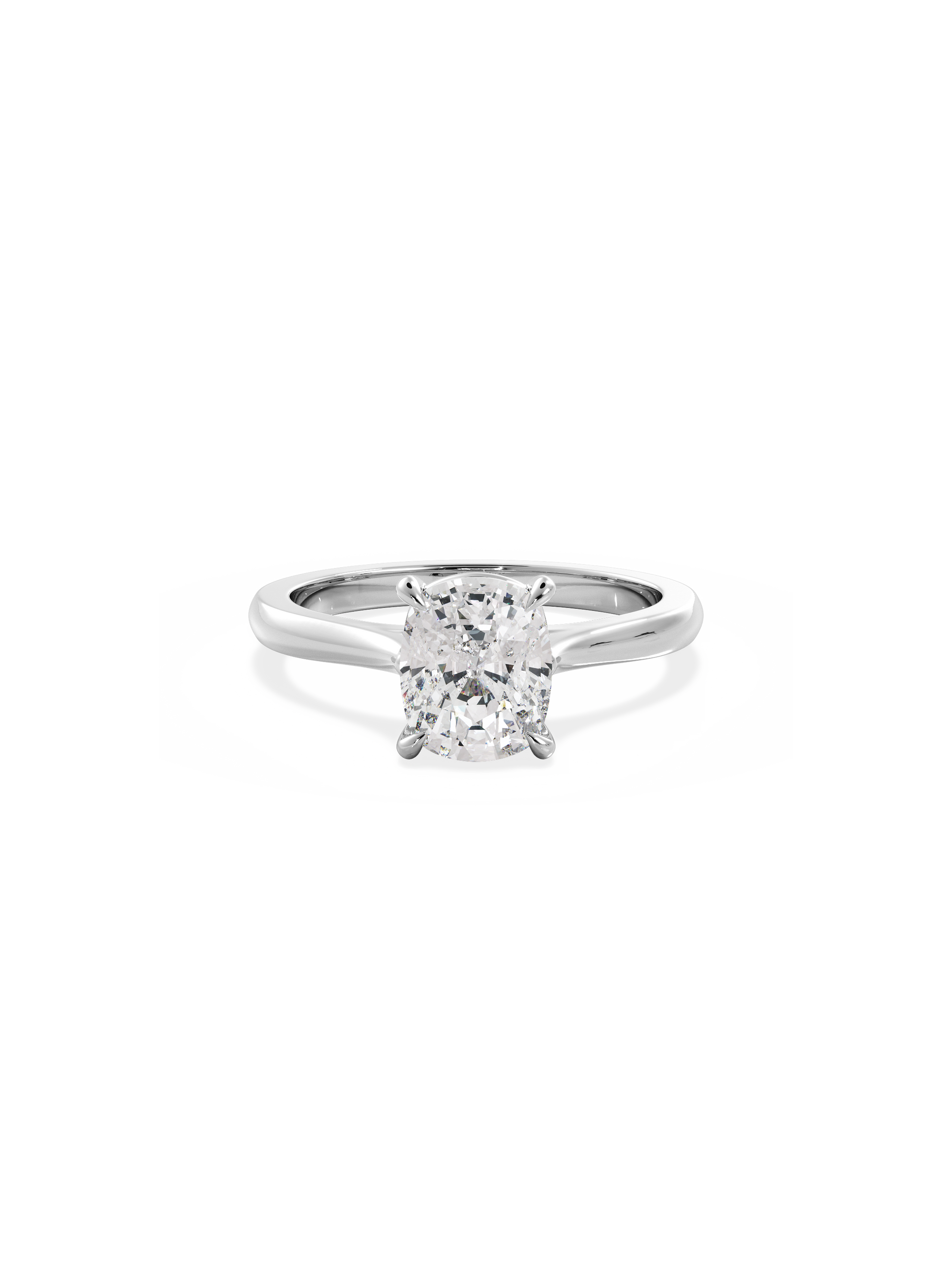 Solitaire-Oval Lab Grown Diamond Engagement Ring
